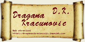 Dragana Kračunović vizit kartica